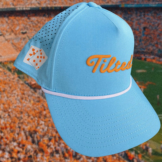 TILTED COLLEGE GOLF HATS