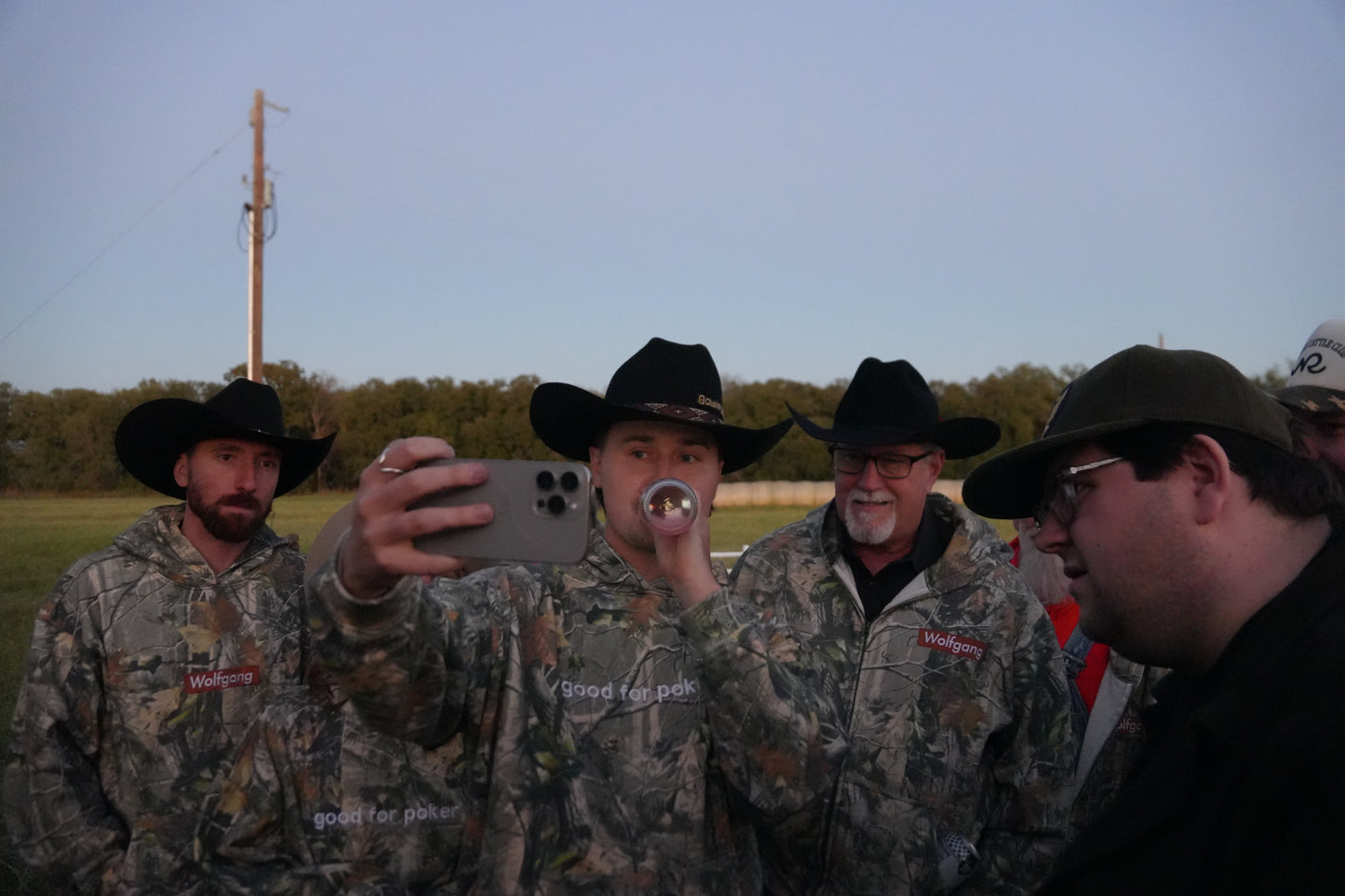 GOOD FOR POKER CAMO HOODIE