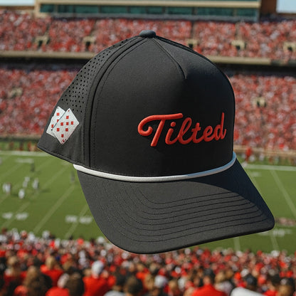 TILTED COLLEGE GOLF HATS